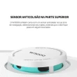 Aspirador de Pó Robô WAP W3000 48W 120 Min com Mapeamento Filtro HEPA MOP Branco Bivolt