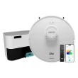 Aspirador de Pó Robô W4000 48W 120 Min com Mop Giratório e Controle por Aplicativo Branco e Cinza