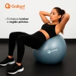 Bola de Pilates 55cm Yoga e Abdominal Com Bomba Gallant (GBP55AECBA-AZ)