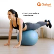 Bola de Pilates 65cm Yoga e Abdominal Com Bomba Gallant (GBP65AECBA-AZ)