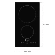 Cooktop Gallant 2 Bocas Vitrocerâmico Preto Indução 220v Painel Touch Screen