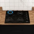 Cooktop Itatiaia Essencial 4 Bocas Vidro Preto Bivolt 3700000192